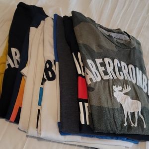 10 Abercrombie Boys tshirts . Size 9/10